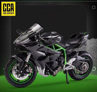 Коллекционная масштабная модель мотоцикла Kawasaki Ninja H2 R (1:12)