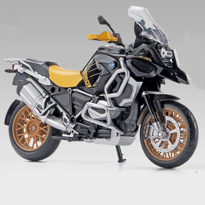 Масштабная модель мотоцикла BMW R1250 GS (1:12) - "40 Years GS" Edition