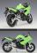 Коллекционная модель мотоцикла Welly Kawasaki Ninja 650R (Масштаб 1/10)