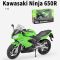 Коллекционная модель мотоцикла Welly Kawasaki Ninja 650R (Масштаб 1/10)