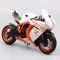 Коллекционная модель мотоцикла KTM 1190 RC8 R (Welly, 1:10)