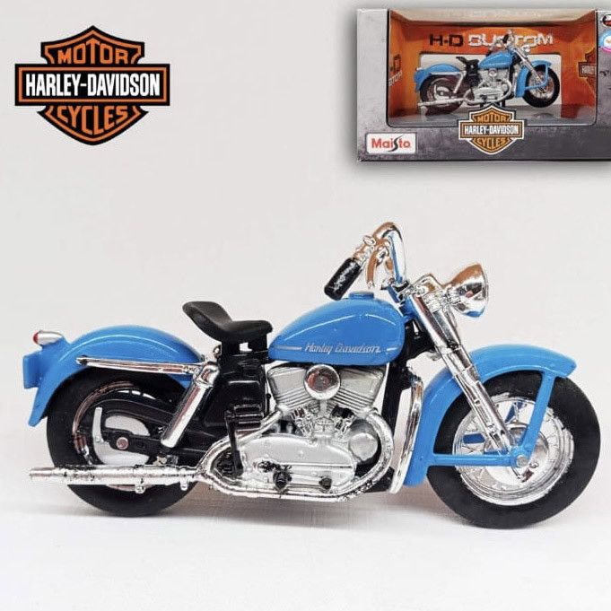 Коллекционная модель мотоцикла Harley-Davidson 1952 K Model (Maisto, 1:18)