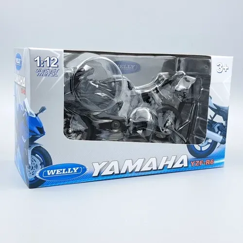 Коллекционная модель мотоцикла Yamaha YZF-R6 (1:12) от Welly
