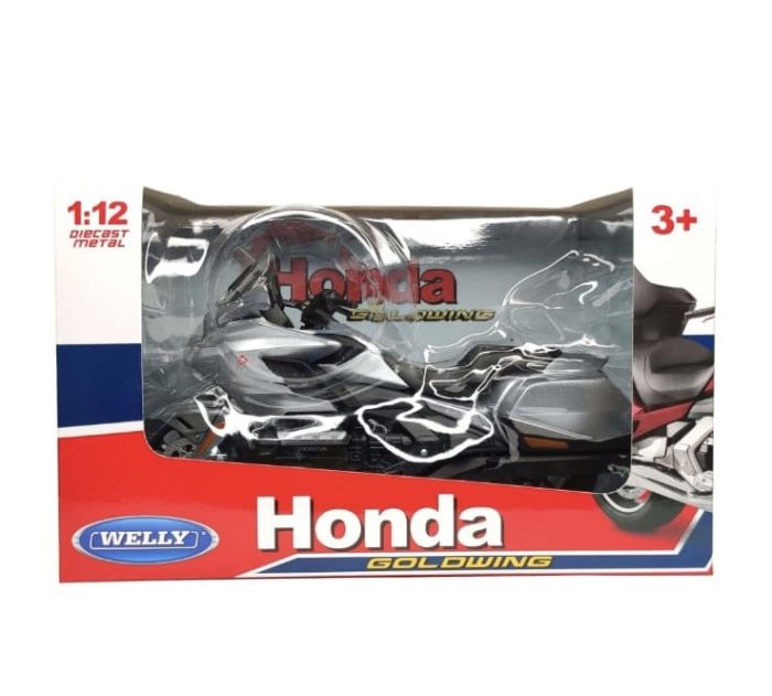 Коллекционная модель мотоцикла Honda Goldwing (Welly) - Масштаб 1:12