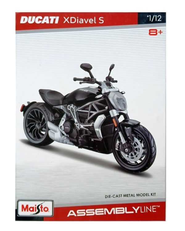 Сборный набор мотоцикла Ducati XDiavel S (1:12) от Maisto – серия Assembly Line