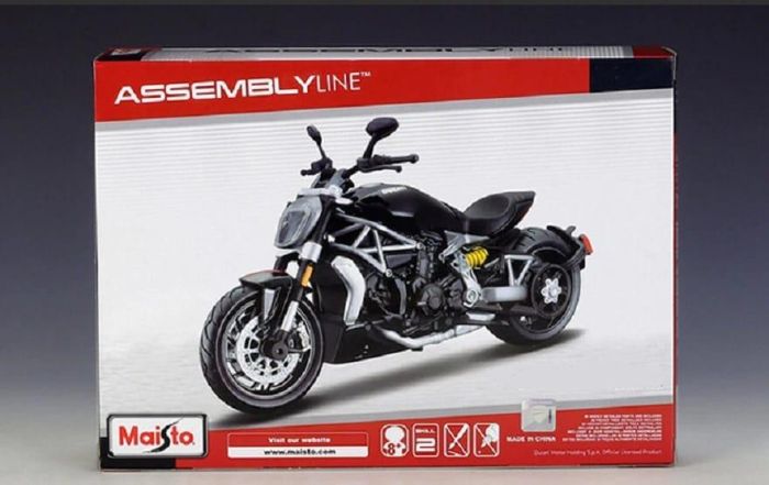 Сборный набор мотоцикла Ducati XDiavel S (1:12) от Maisto – серия Assembly Line