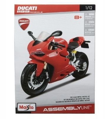 Сборная модель мотоцикла Maisto Ducati 1199 Panigale (масштаб 1:12) - Серия Assembly Line