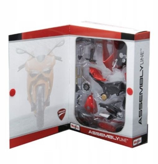 Сборная модель мотоцикла Maisto Ducati 1199 Panigale (масштаб 1:12) - Серия Assembly Line