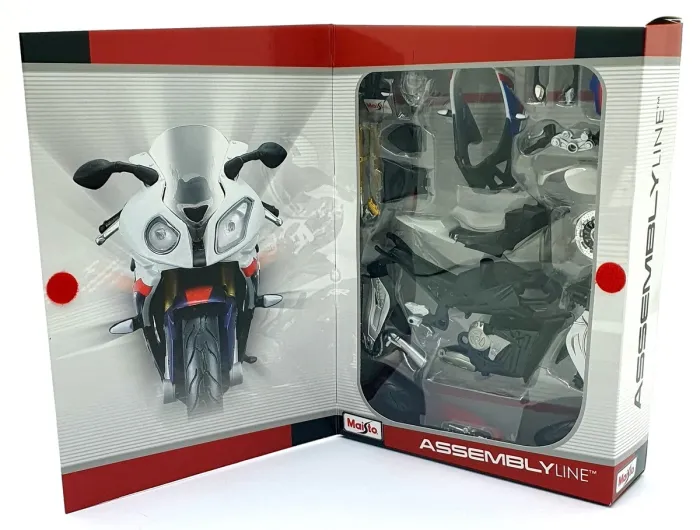 Сборная модель мотоцикла Maisto BMW S1000 RR (1:12) - Серия Assembly Line