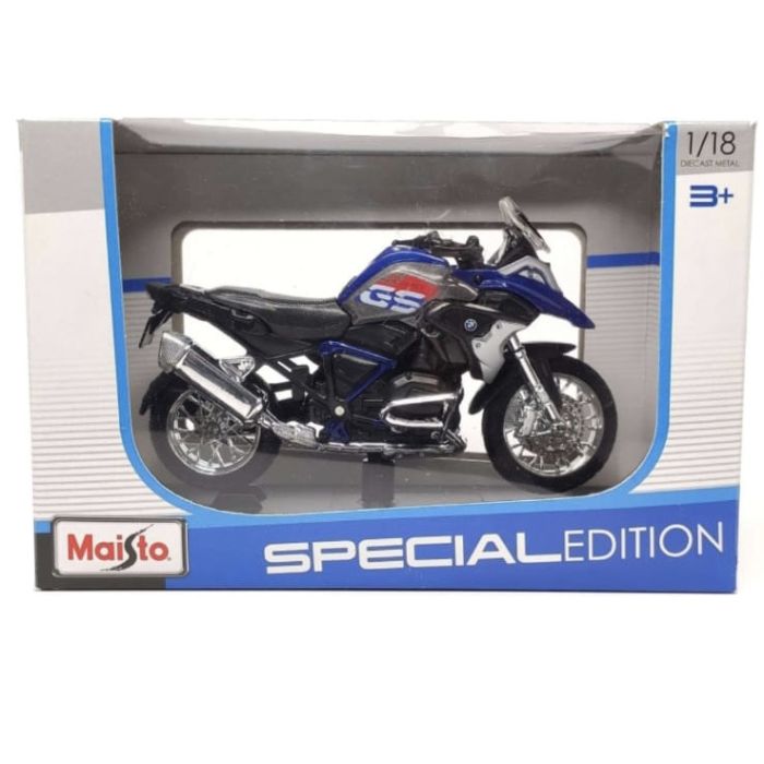 Коллекционная модель мотоцикла BMW R 1200 GS (2017) - Maisto Special Edition, 1:18