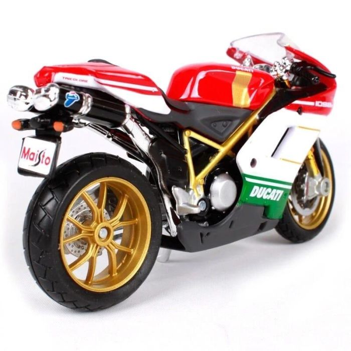 Коллекционная модель мотоцикла Maisto Ducati 1098 S Tricolore (1:18)
