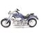 Коллекционная модель мотоцикла Maisto BMW R1200C (Масштаб 1:18)