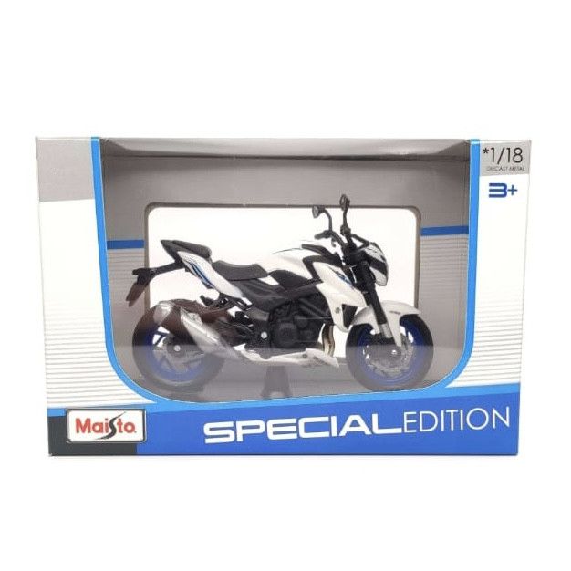 Коллекционная модель мотоцикла Suzuki GSX-S750 ABS (Масштаб 1:18) - Maisto Special Edition