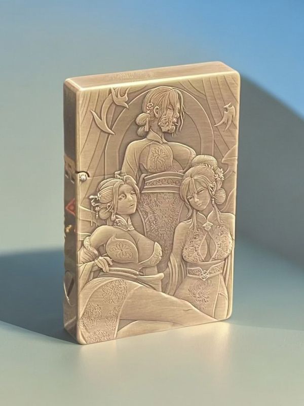 Бензиновая зажигалка KOJI серии GelanG "Oriental Beauties" (Восточные красавицы)