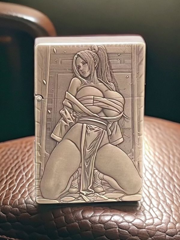 Коллекционная бензиновая зажигалка KOJI GelanG «Kunoichi» (Куноичи) в стиле аниме/манга