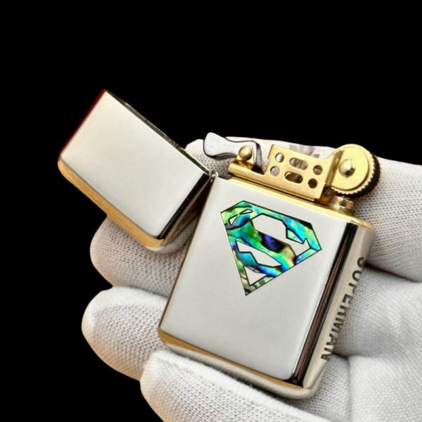 Эксклюзивная бензиновая зажигалка Zorro "Superman" Limited Edition (Модель 790)