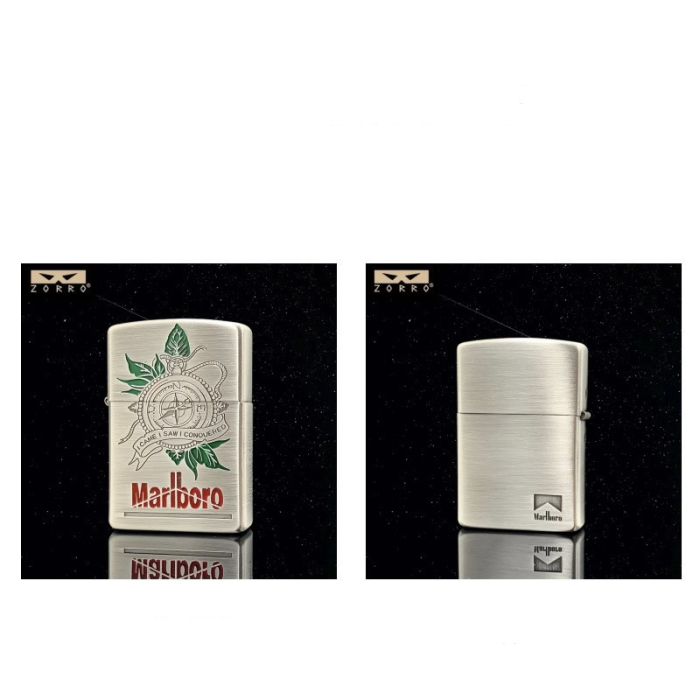 Бензиновая зажигалка Zorro "Marlboro - I Came, I Saw, I Conquerered" Limited Edition (Колекционная серия)