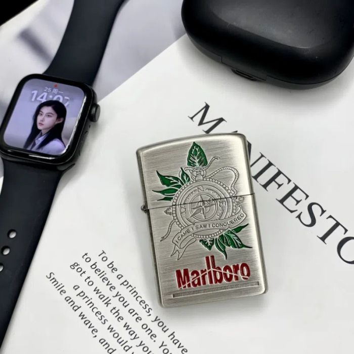 Бензиновая зажигалка Zorro "Marlboro - I Came, I Saw, I Conquerered" Limited Edition (Колекционная серия)