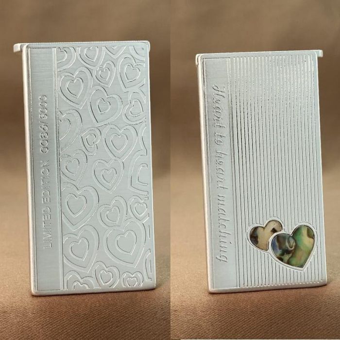 Ексклюзивна бензинова запальничка Zorro «Heart to Heart Matching» (Limited Edition)